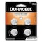 Duracell Duracell Coin Cell Lithium 3V Battery - DL2032 - For Multipurpose - 220 mAh - 3 V DC - 4 / Each, PK4 DL2032B4PK - alternate 1